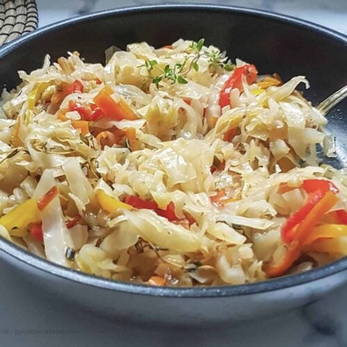 Jamaican steamed cabbage