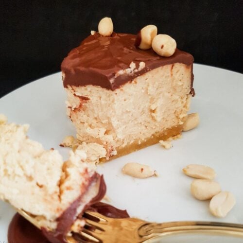Instant Pot Cheesecake with Peanut Butter.