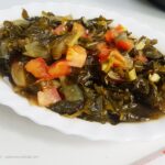 Vegetarian apple cider collard greens