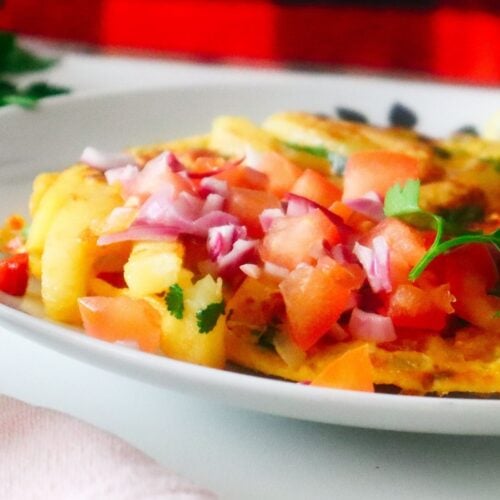 A picture of chips mayai (also known as zege)
