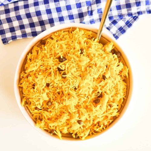 South African yellow rice