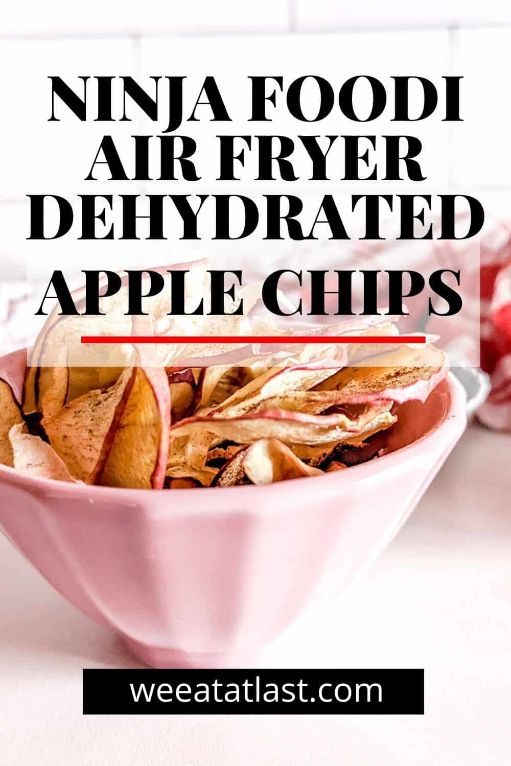 Ninja Foodi Cinnamon Dehydrated Apples We Eat At Last