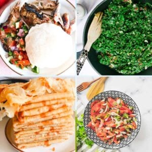 A picture showing different types of Kenyan food.