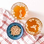 Tunisian tea with pine nuts.