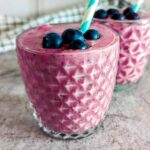 Blueberry bliss tropical smoothie.