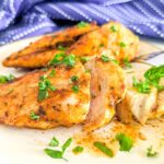 Air fryer chicken breast using the Ninja foodi.