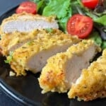 Ninja foodi air fryer breaded chicken breast.