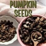 Air fryer pumpkin seeds.