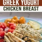 Juicy air fryer chicken breast.